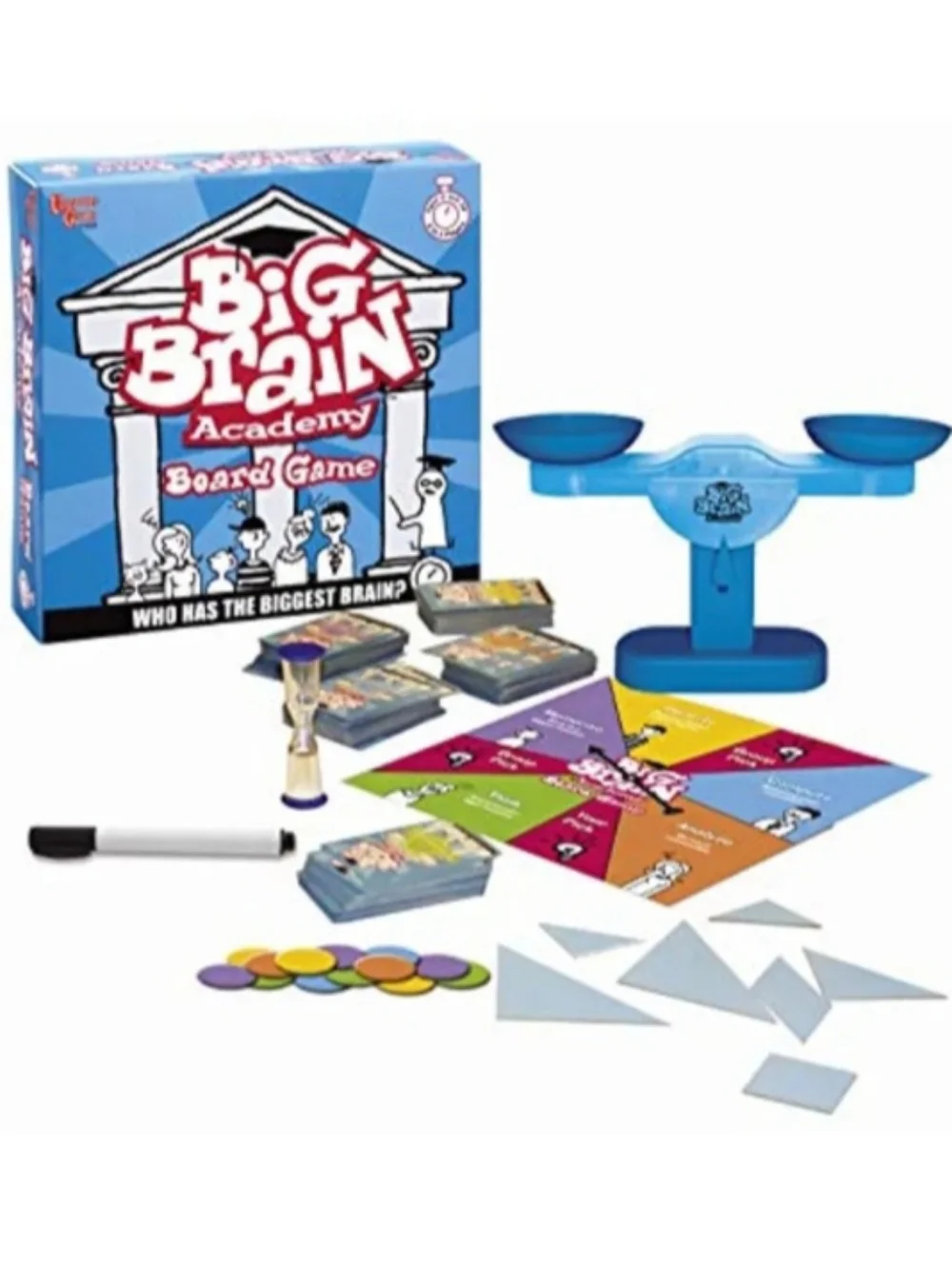 Big Brain Academy Board Game, University Games | EUC | Ages 8+ Players 2+